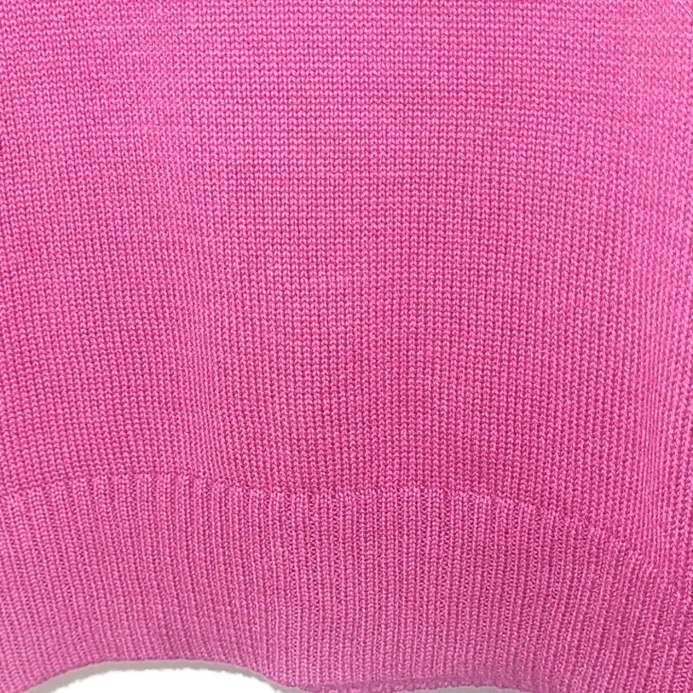 Turtleneck sweater Burgandy 100% Cotton stretch knit New Medium
